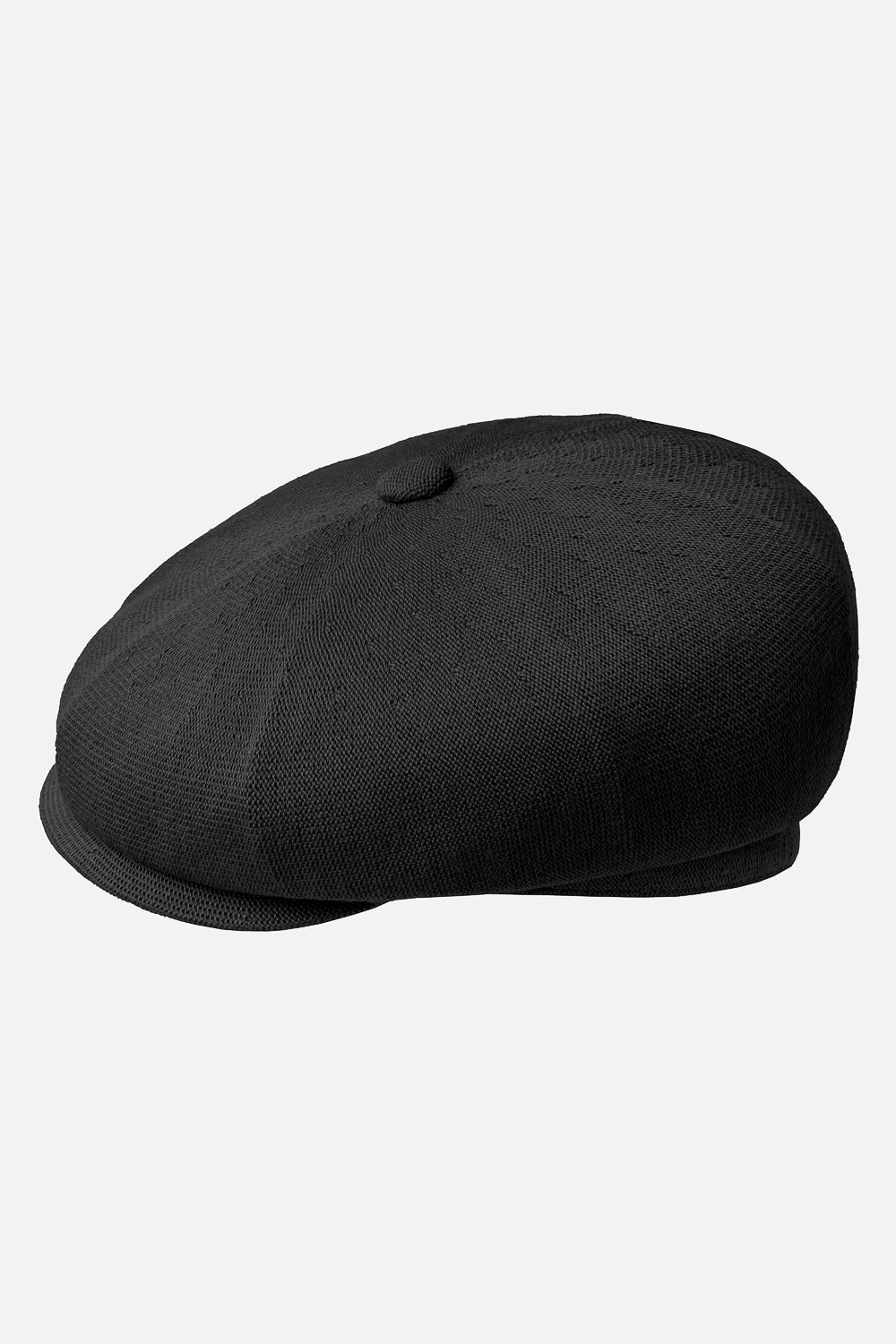 Bamboo Hawker Flat Cap Black