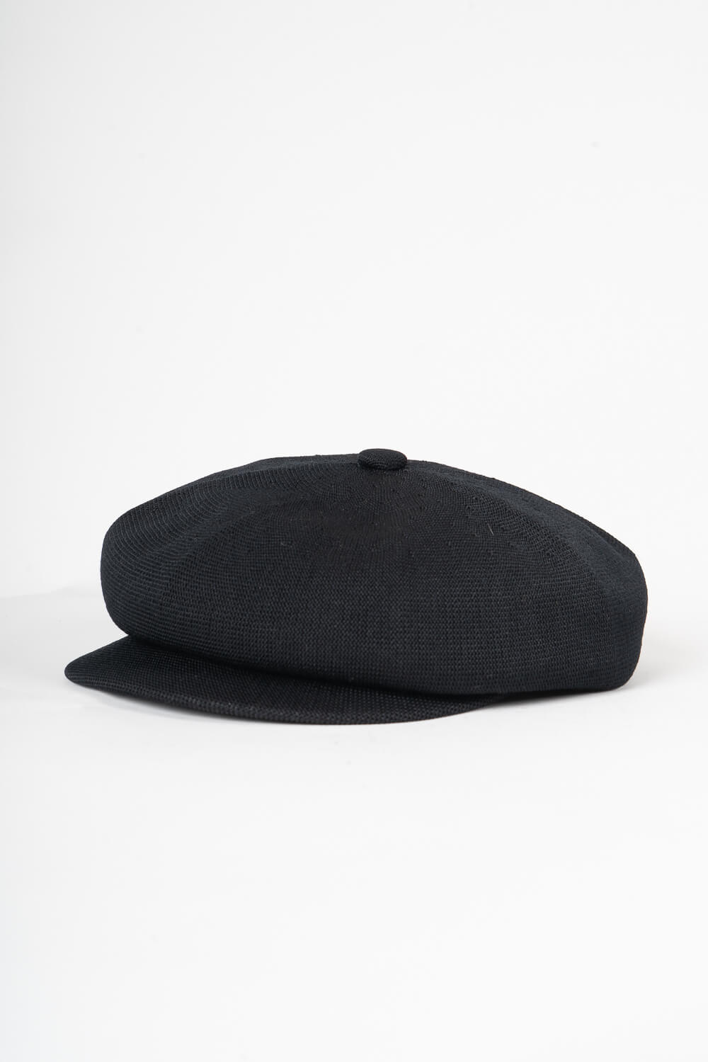 Bamboo Hawker Flat Cap Black