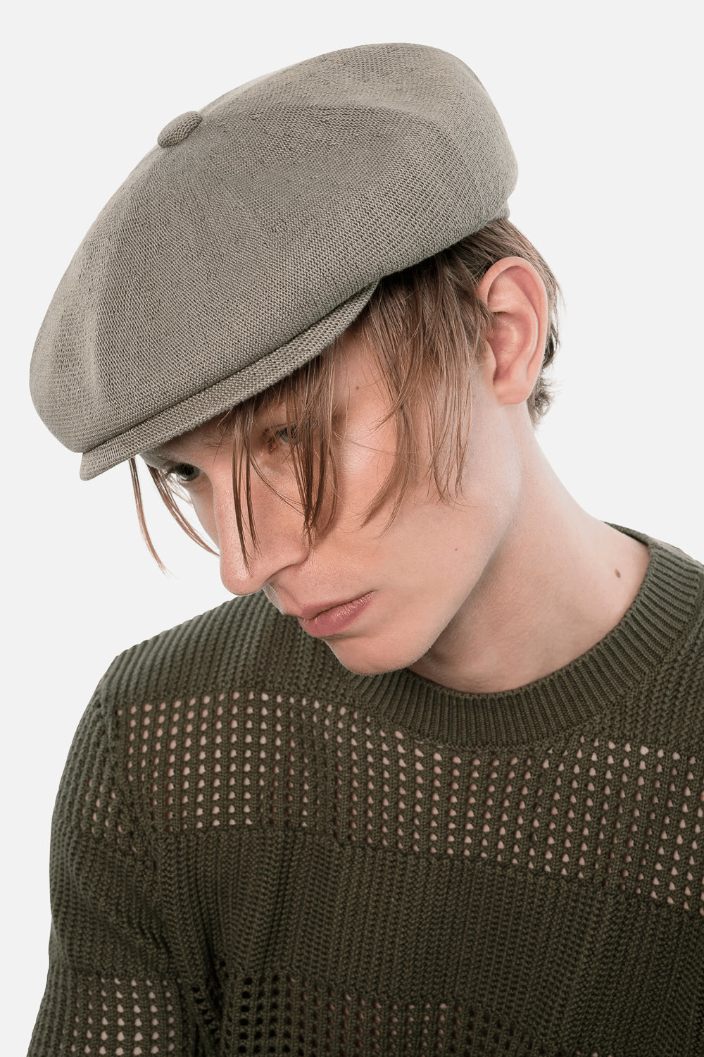 Bamboo Hawker Flat Cap Grey