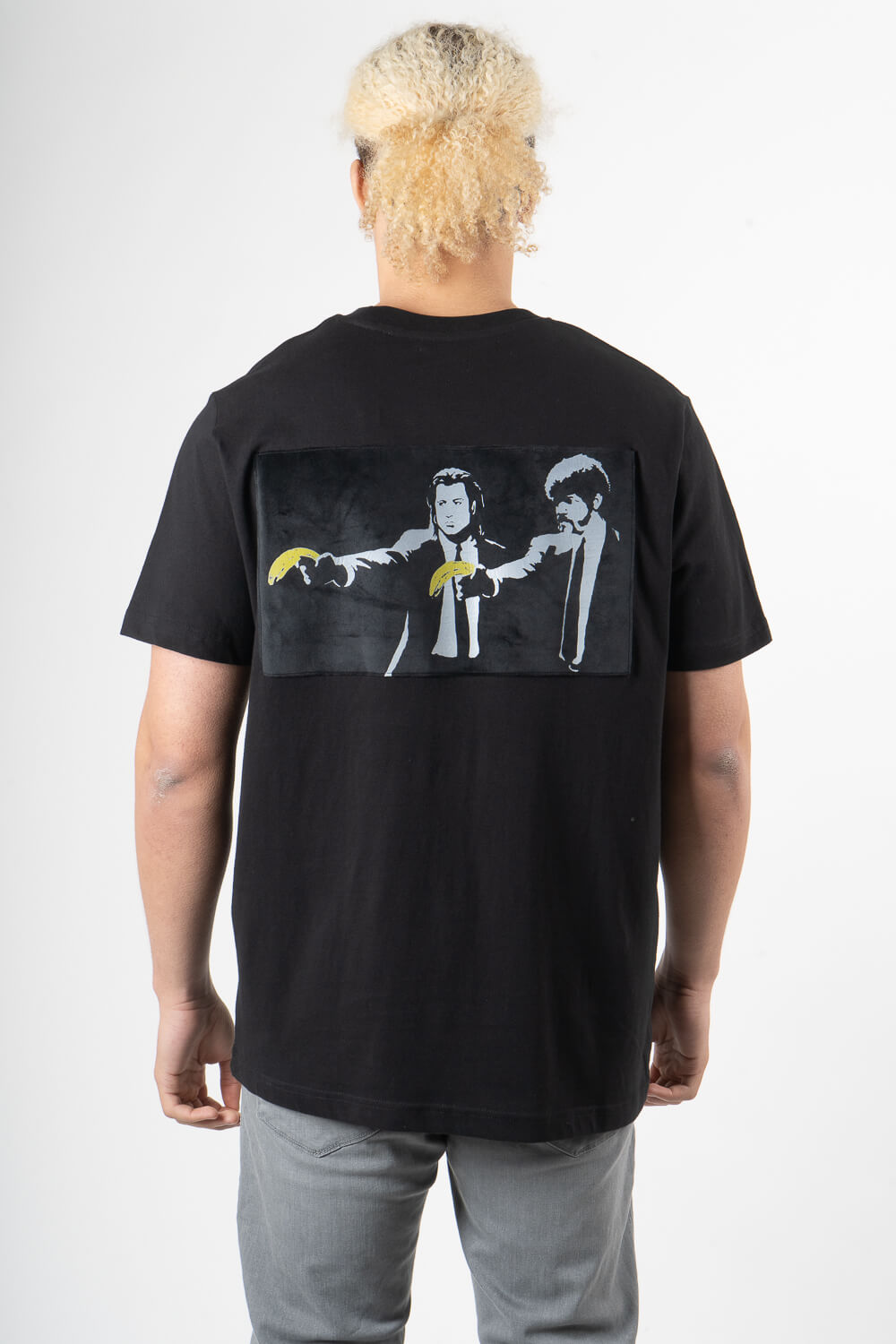 Banksy Cut + Run T-Shirt Black