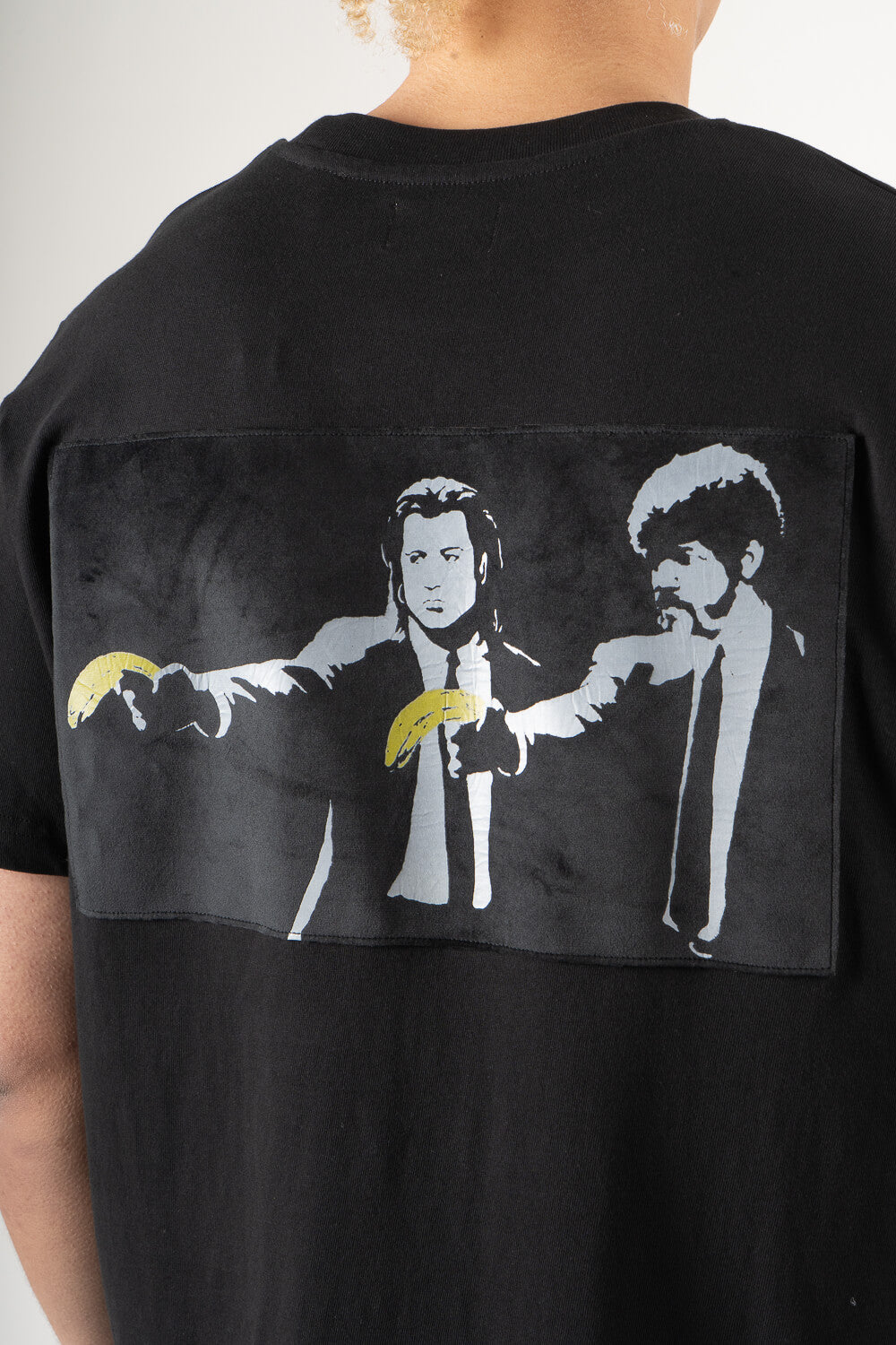 Banksy Cut + Run T-Shirt Black