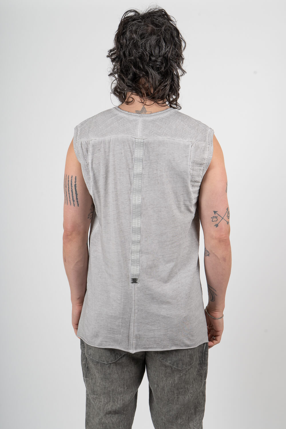 Bardeur Micro Ondes Sleeveless T-Shirt Light Grey