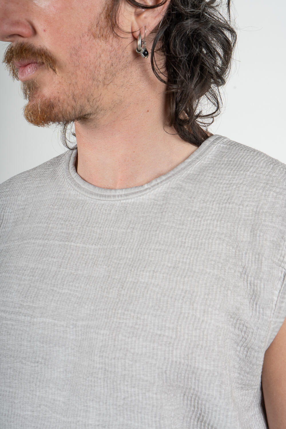 Bardeur Micro Ondes Sleeveless T-Shirt Light Grey