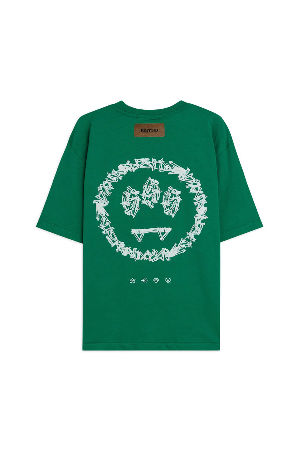 Barrow Barb Wire Face T-Shirt Green