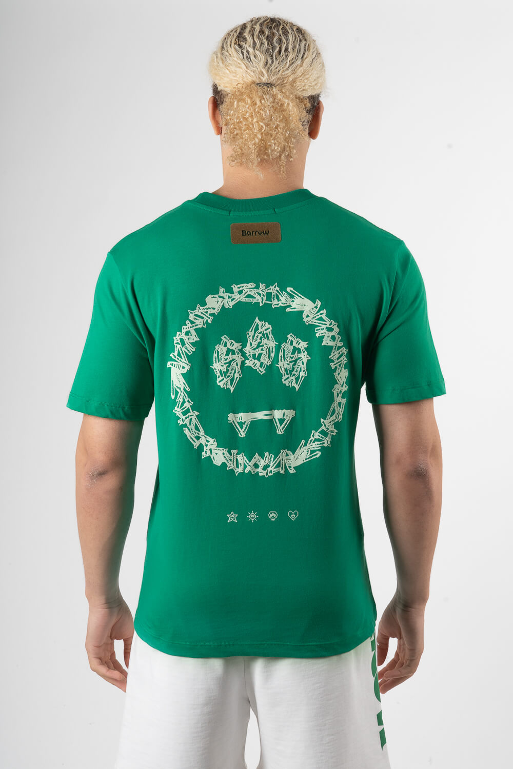 Barrow Barb Wire Face T-Shirt Green