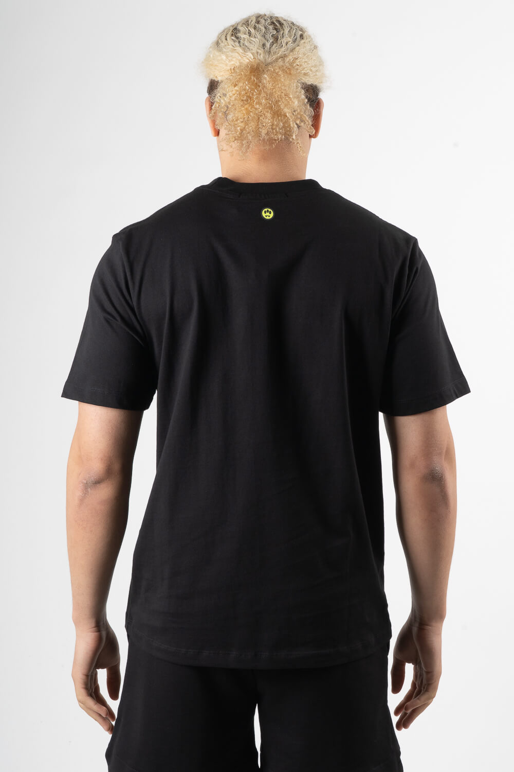 Barrow Label Jersey Round Neck T-Shirt Black