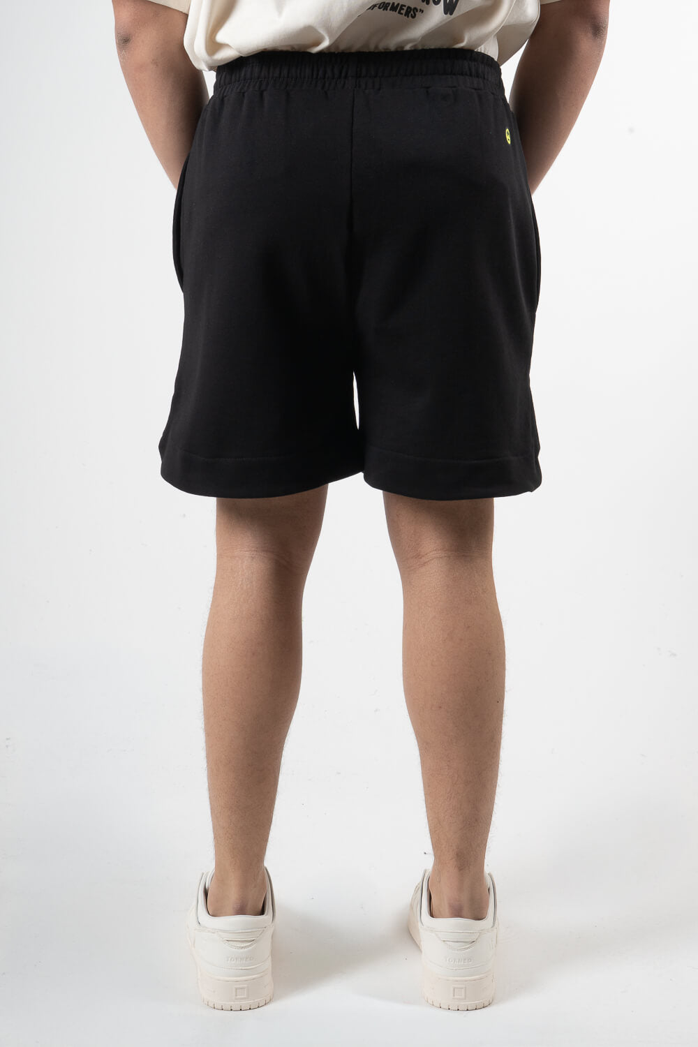 Barrow Label Jersey Shorts Black