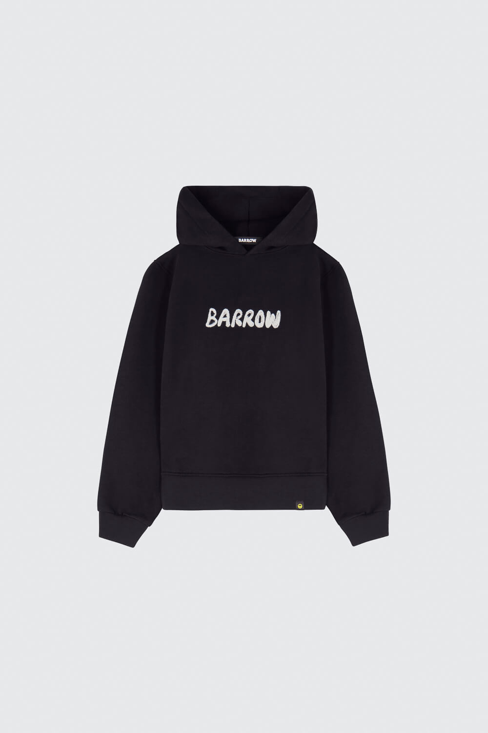 Barrow Logo Detailed Hoodie Black