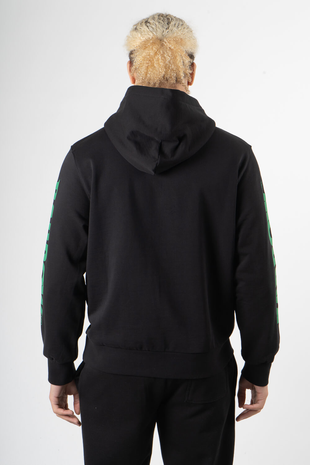 Barrow Logo Print Hoodie Black