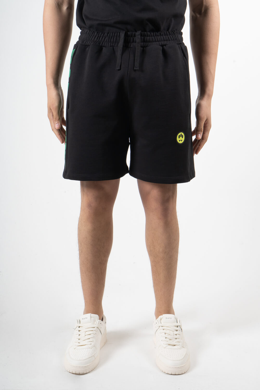 Barrow Logo Print Shorts Black