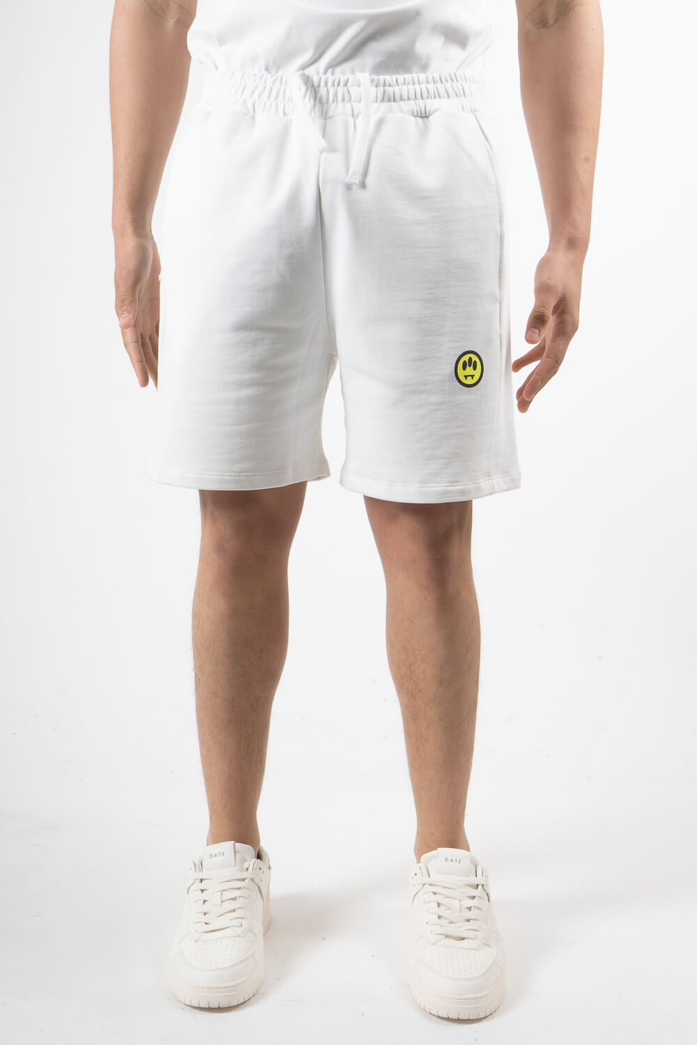 Barrow Logo Print Shorts White