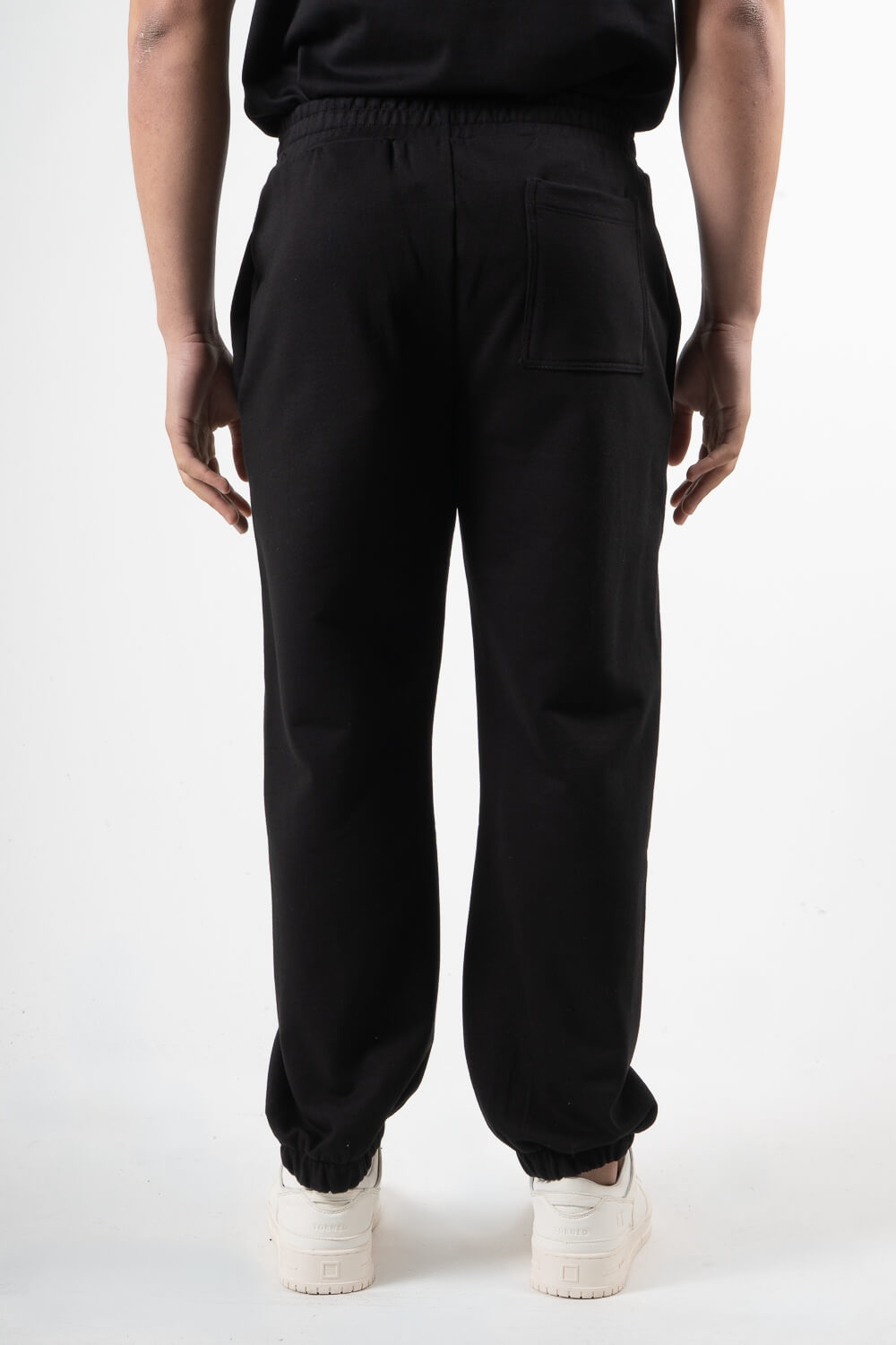 Barrow Logo Print Sweatpants Black