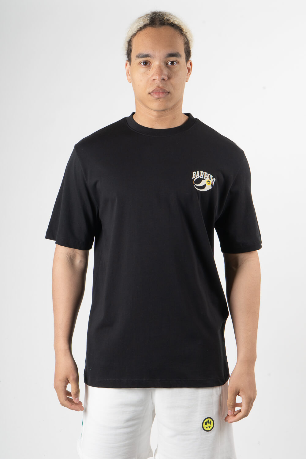 Barrow Multicoloured Bear Jersey T-Shirt Black