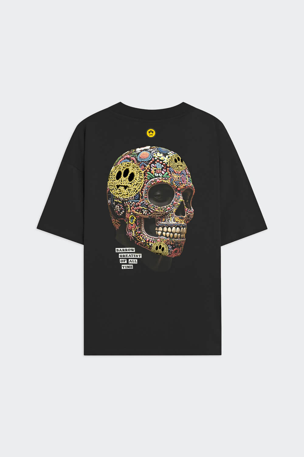 Barrow Skull Head T-Shirt Black