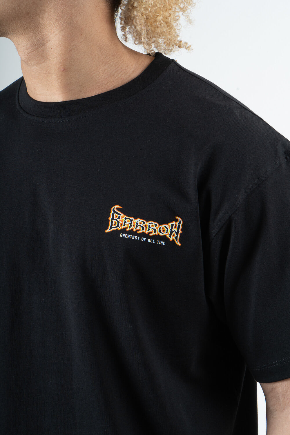 Barrow Skull Head T-Shirt Black