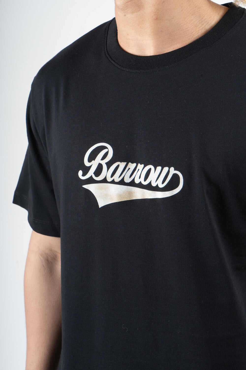 Bear Barrow Print T-Shirt Black