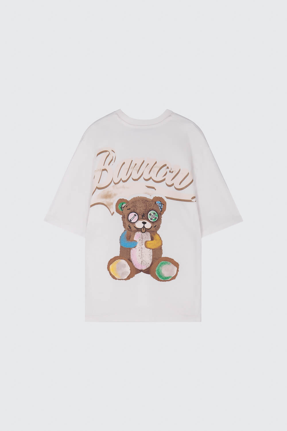 Bear Barrow Print T-Shirt White