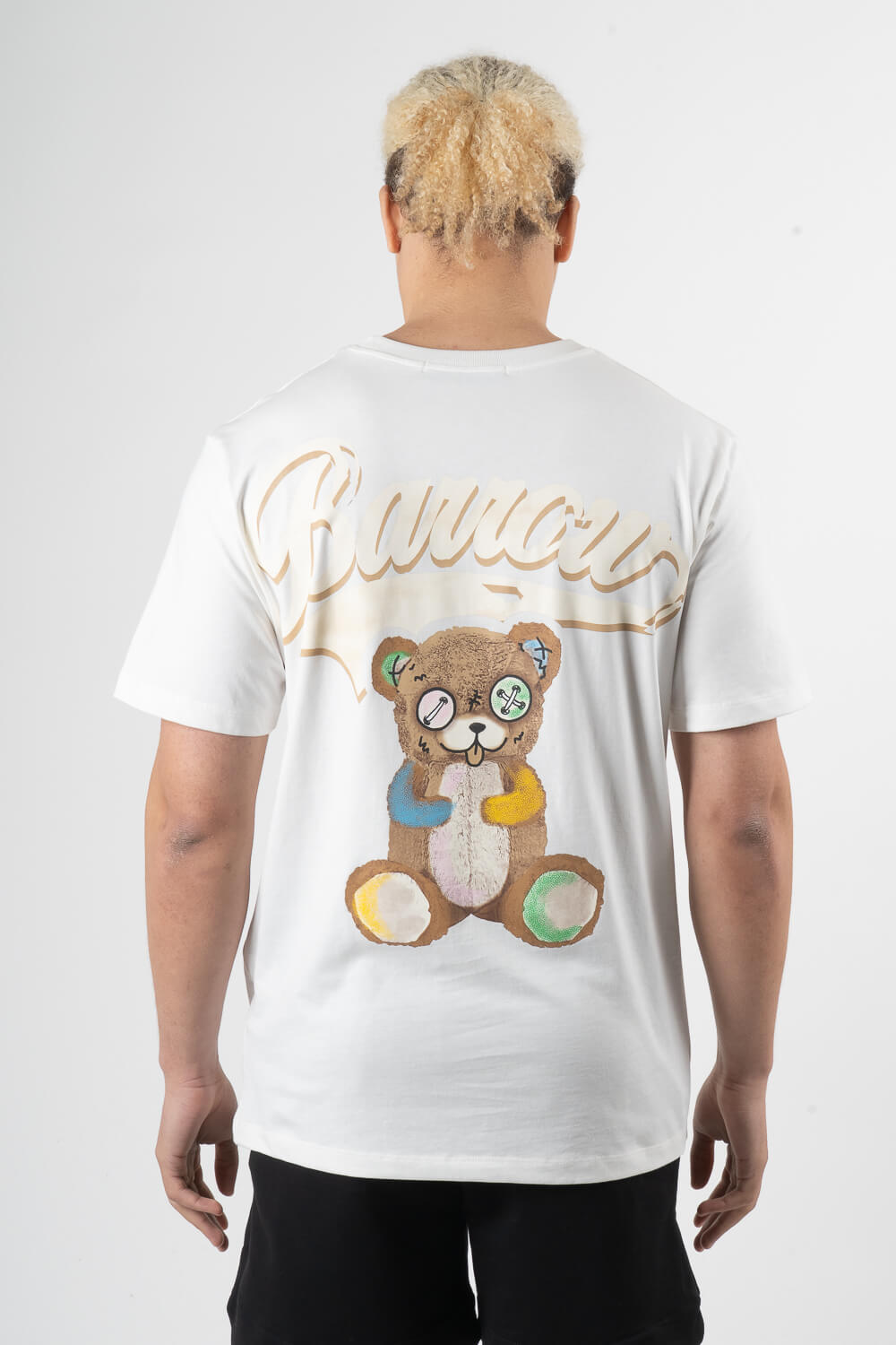 Bear Barrow Print T-Shirt White