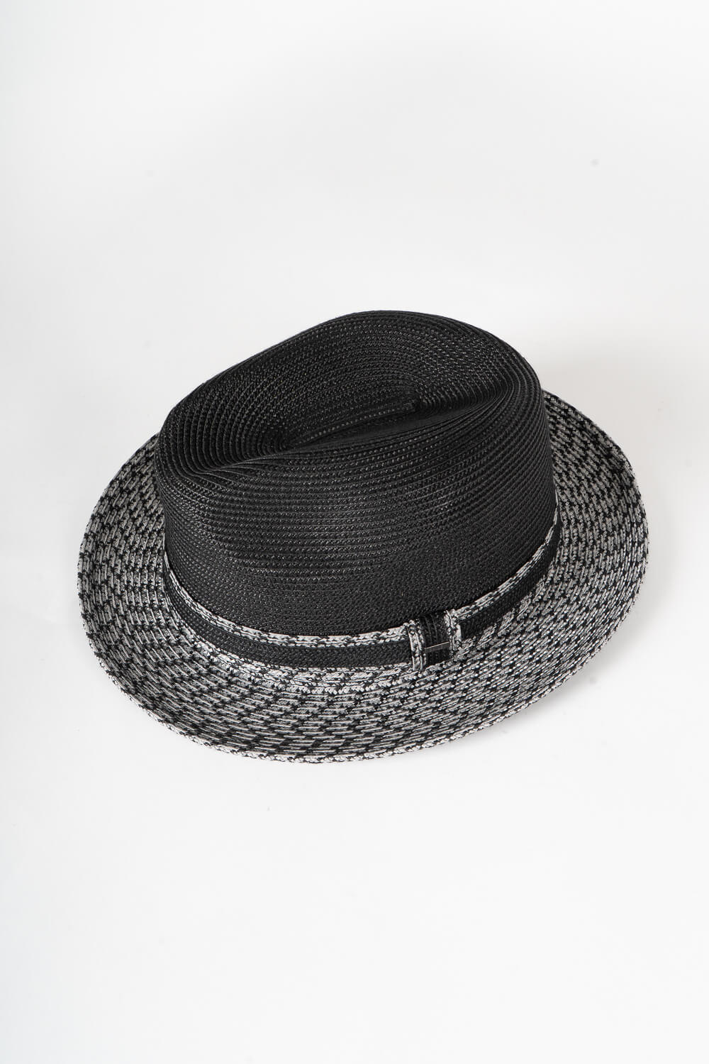 Mannesroe Fedora Hat Black/Charcoal