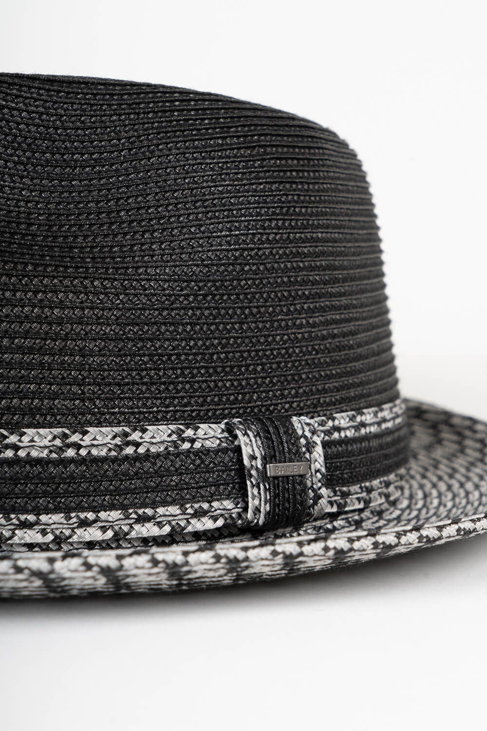 Mannesroe Fedora Hat Black/Charcoal
