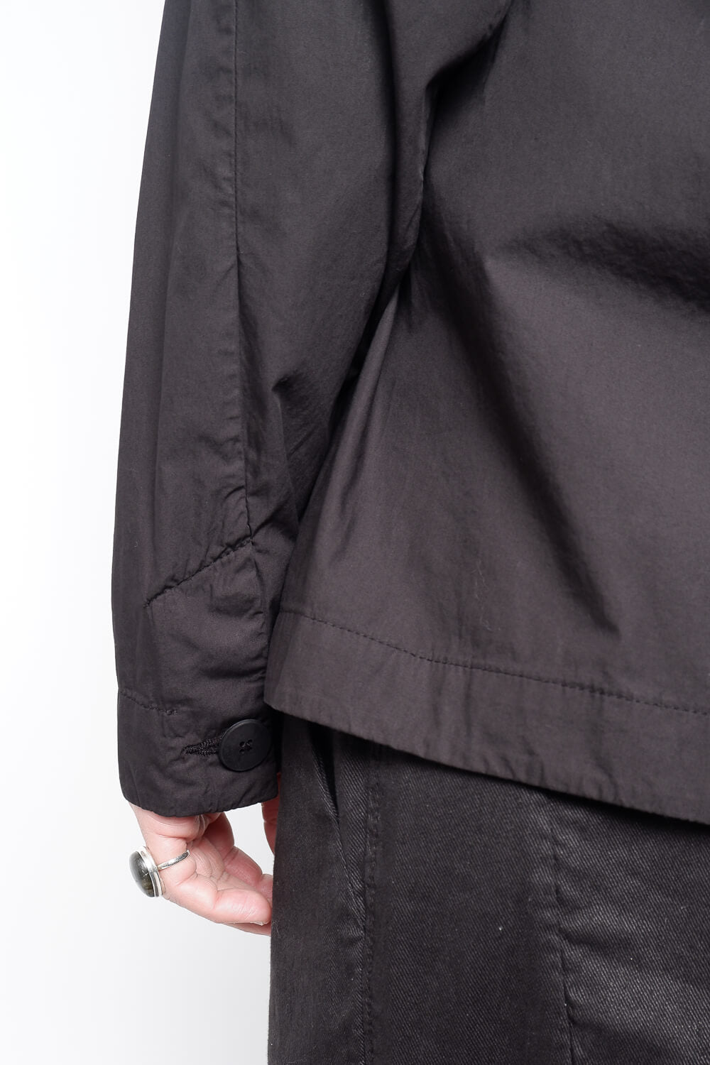 Light Weight Cotton Jacket Black