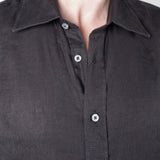 State Soft L/S Linen Shirt Black