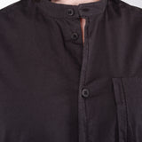 Front Pocket Shirt Black