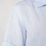 State Soft S/S Linen Shirt Light Blue