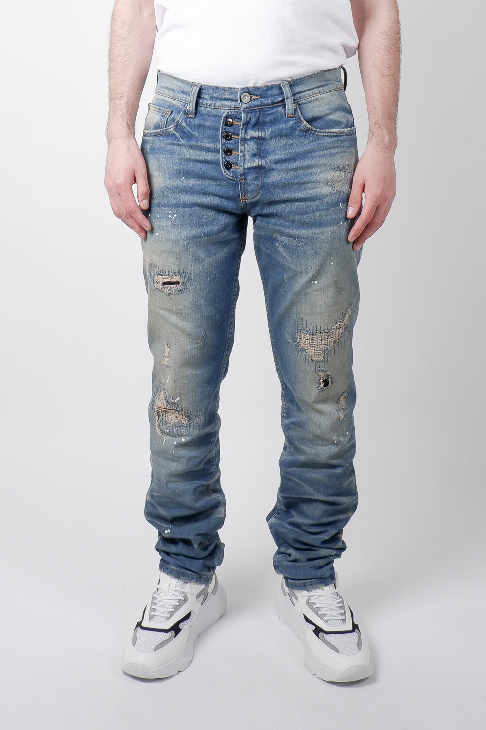 Pereira Slim Straight Fit Jean Light Blue