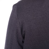 Boiled Wool Button-Up Blazer Black