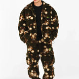 Button-Up Barrow Teddy Camouflage Jacket Green