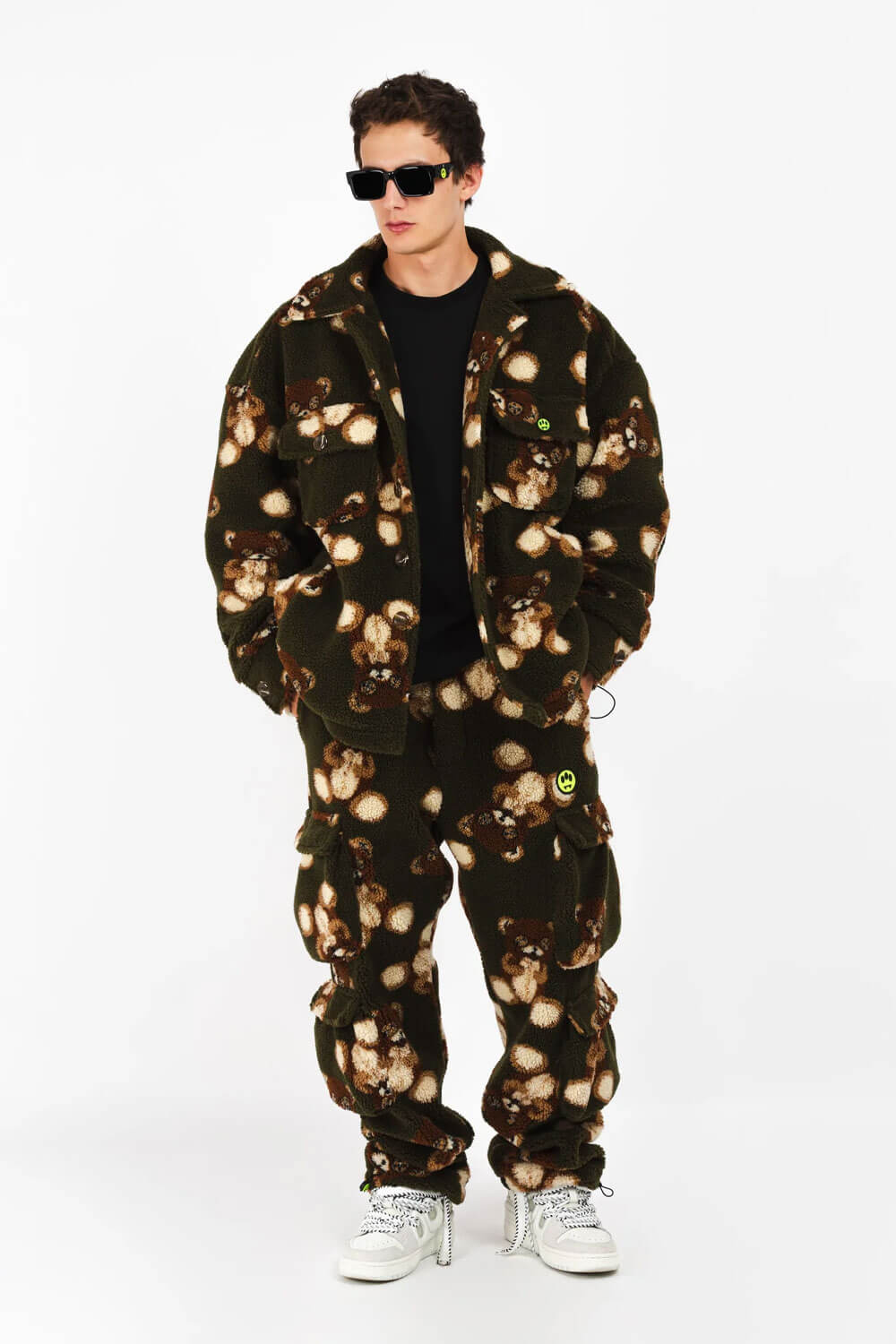 Button-Up Barrow Teddy Camouflage Jacket Green