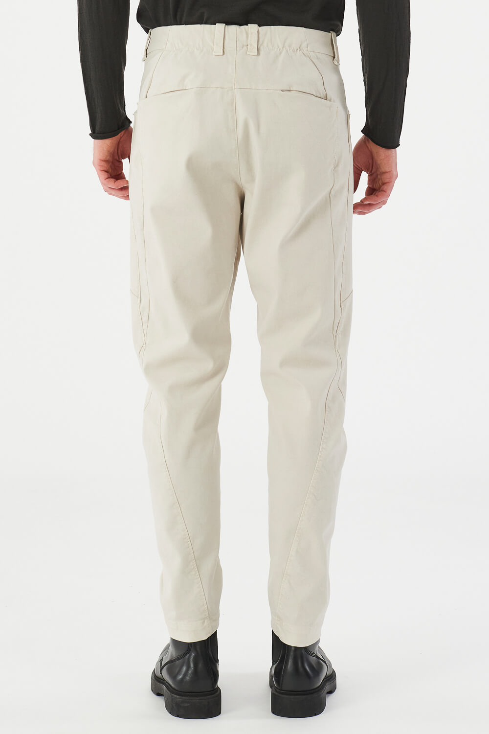 Tencel/Modal Stretch Regular Fit Trousers Beige