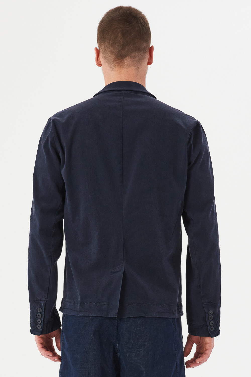 Tencel/Modal Stretch Blazer Blue