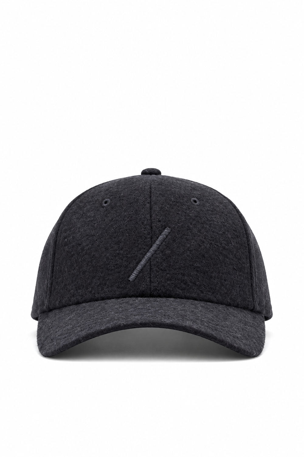 Cap W 69 Wool Slash Logo Black