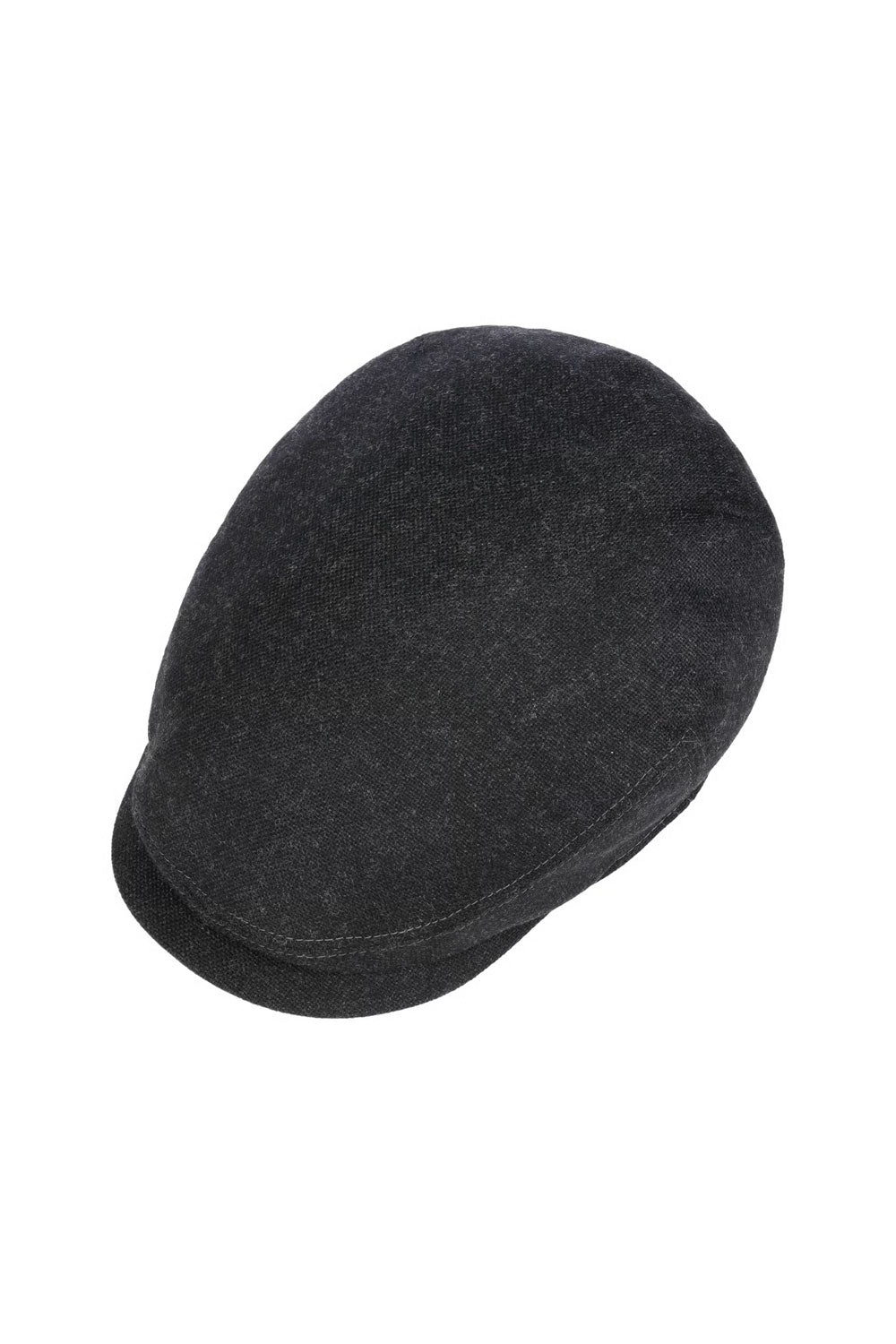 Virgin Wool/Cashmere Driver Cap Anthra