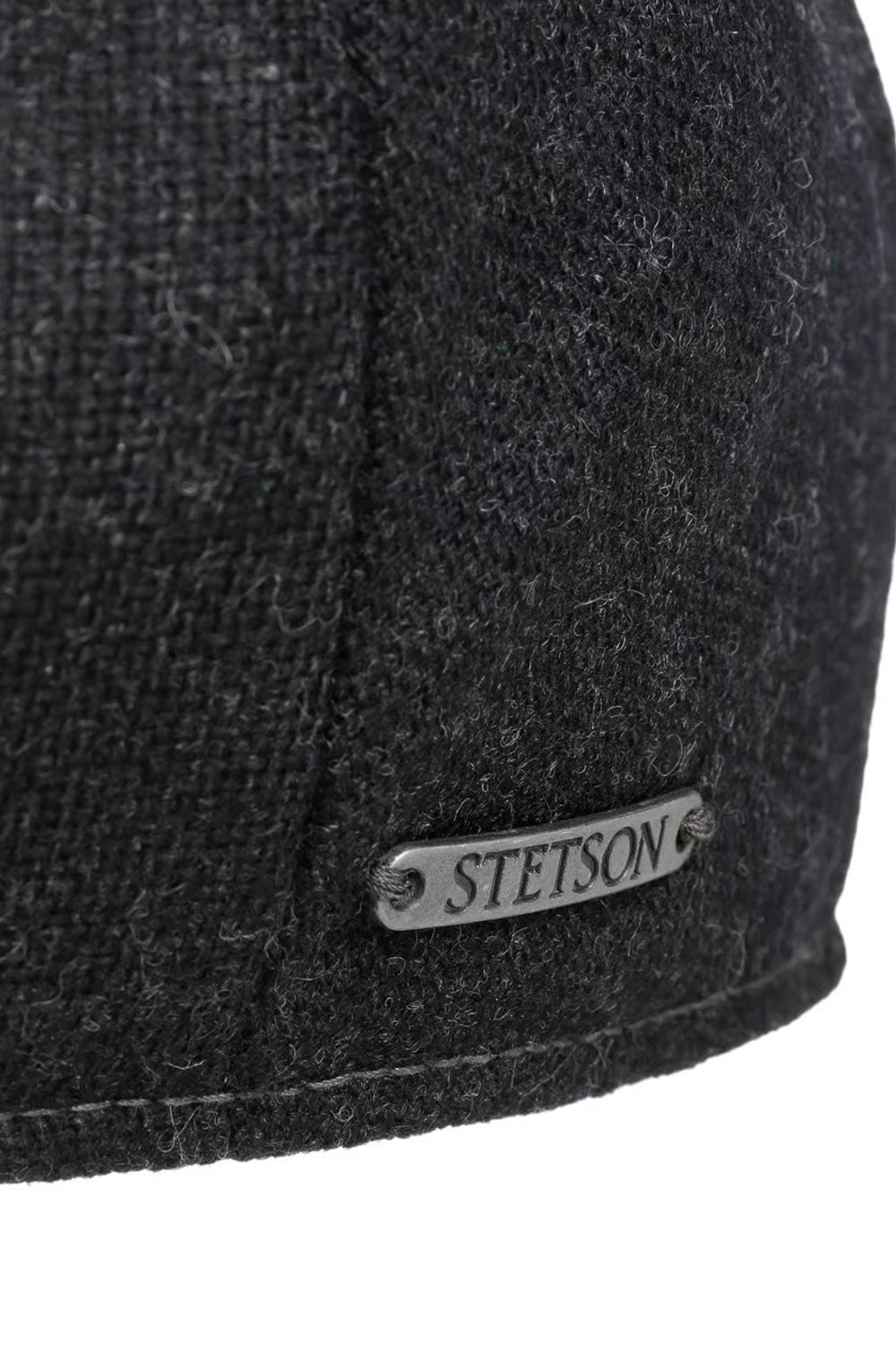 Virgin Wool/Cashmere Driver Cap Anthra