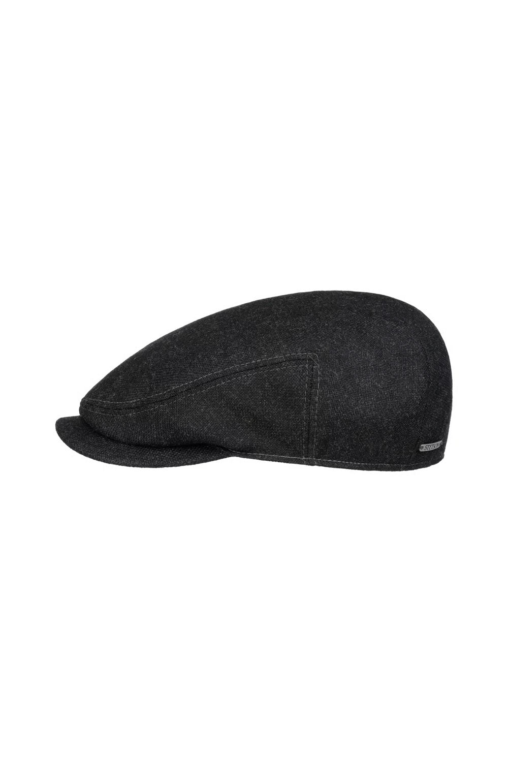 Virgin Wool/Cashmere Driver Cap Anthra