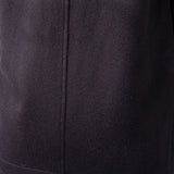 Cashmere Blend Front Pocket Overshirt Black