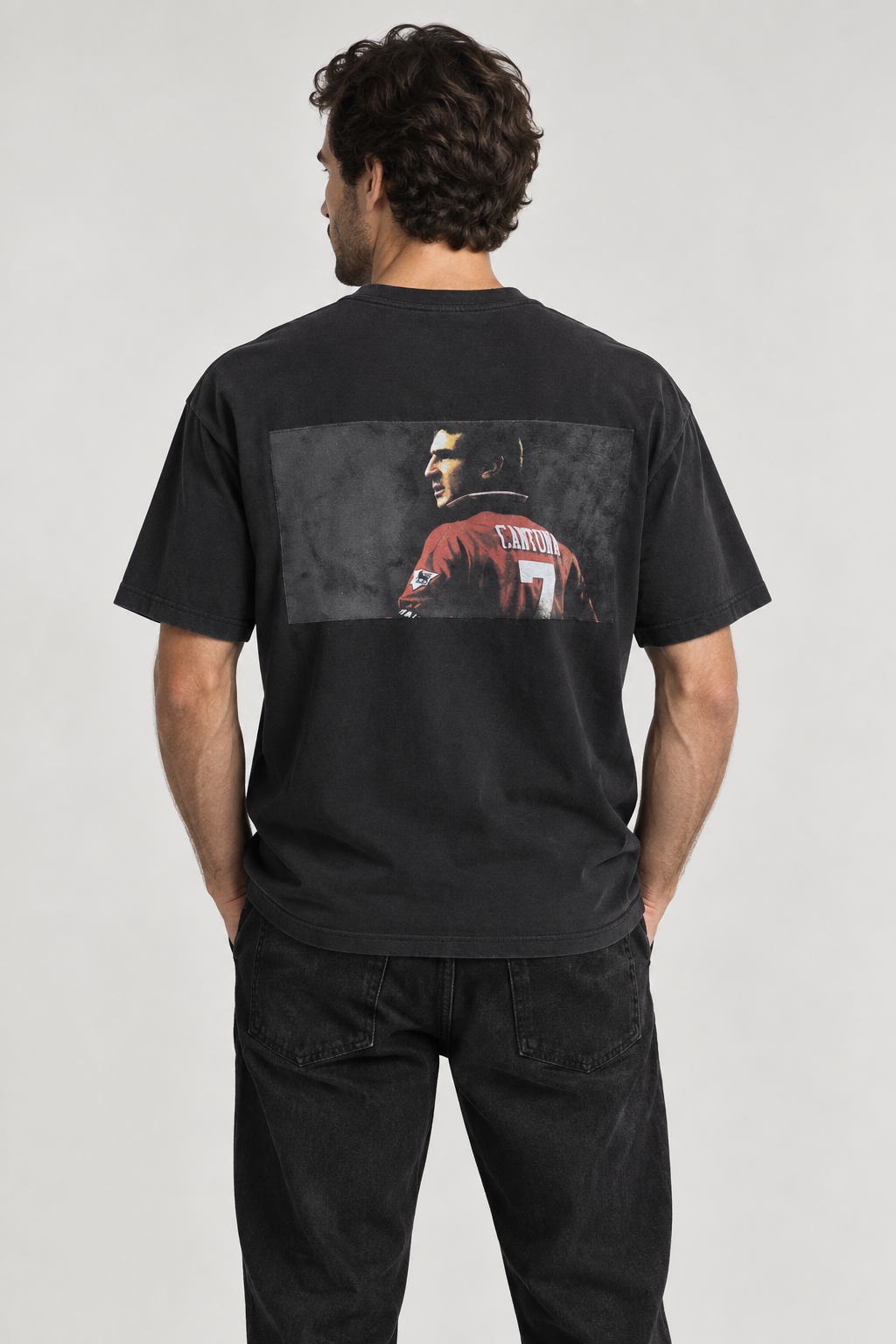 Cantona T-Shirt Black