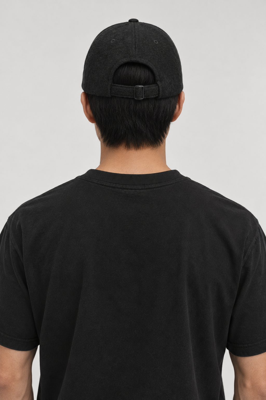 Cap W 69 Wool Slash Logo Black