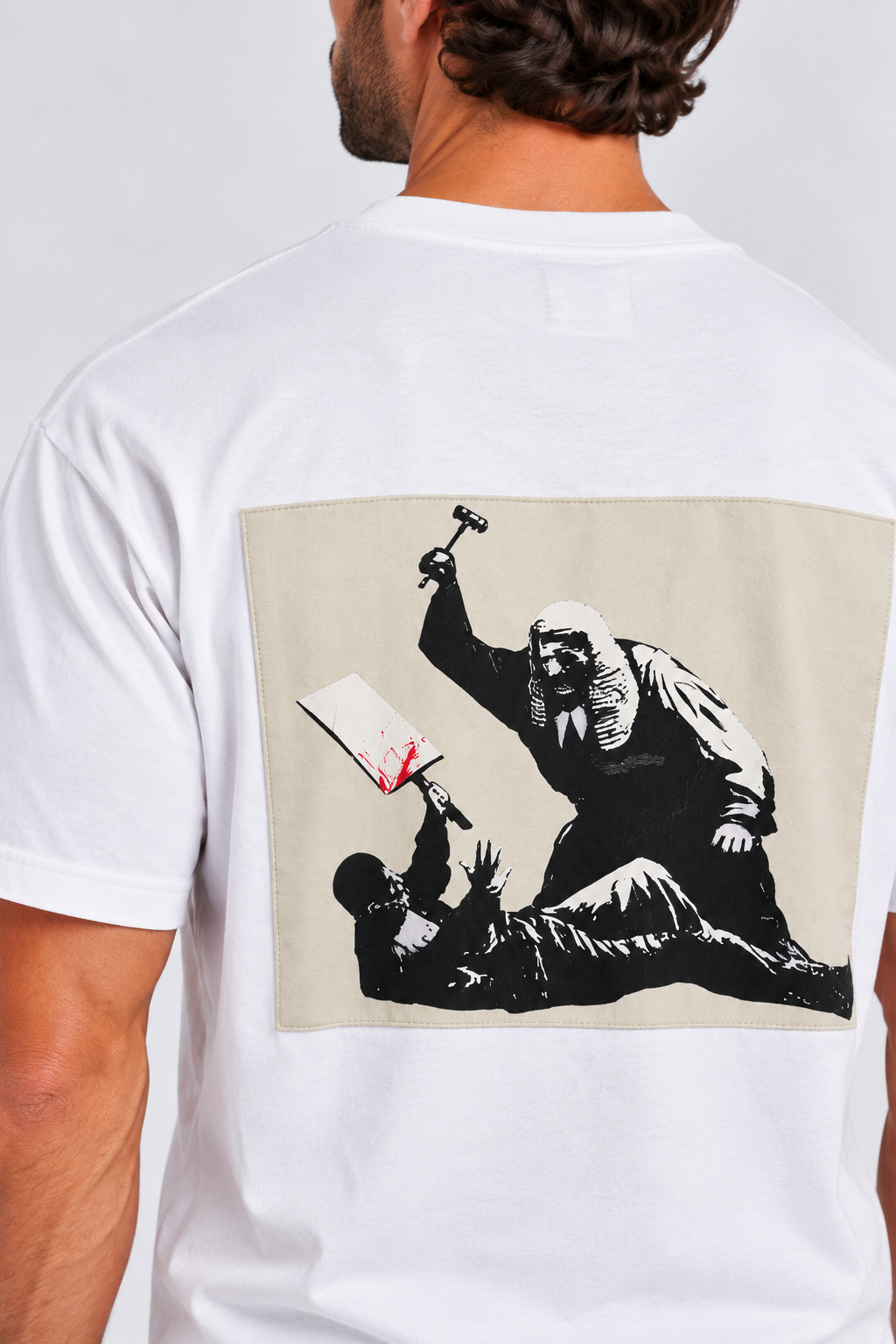 Banksy Verdict T-Shirt White