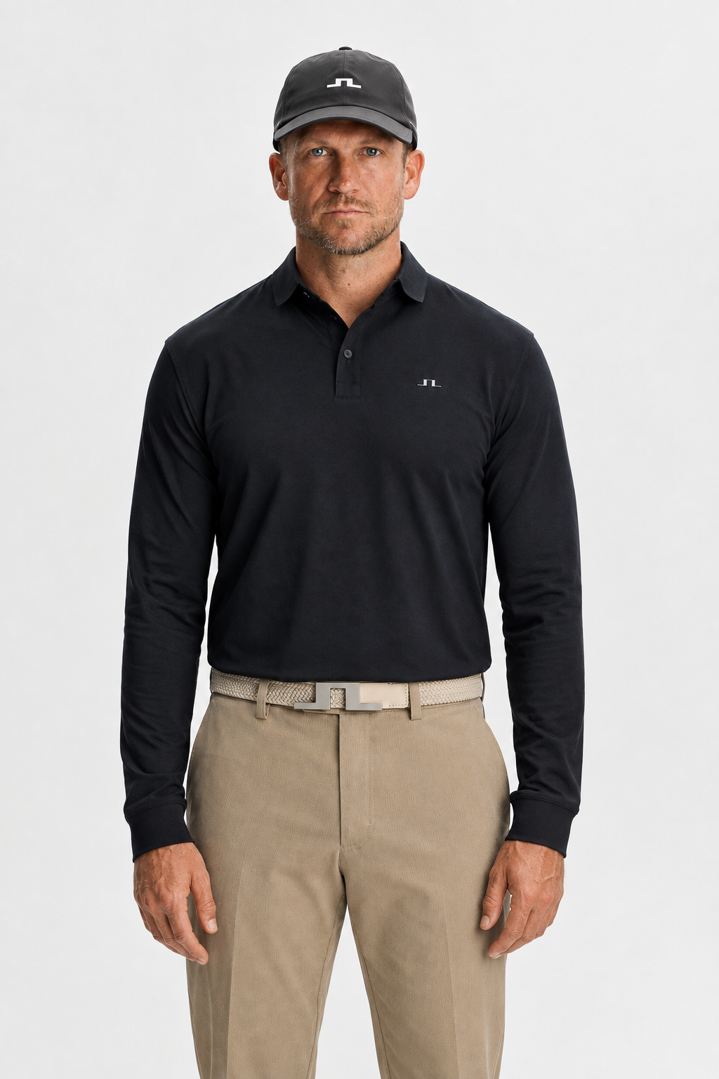 Florian L/S Polo Black