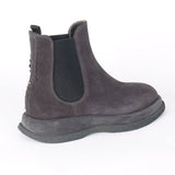 Chunky Suede Chelsea Boot Dark Grey