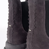 Chunky Suede Chelsea Boot Dark Grey