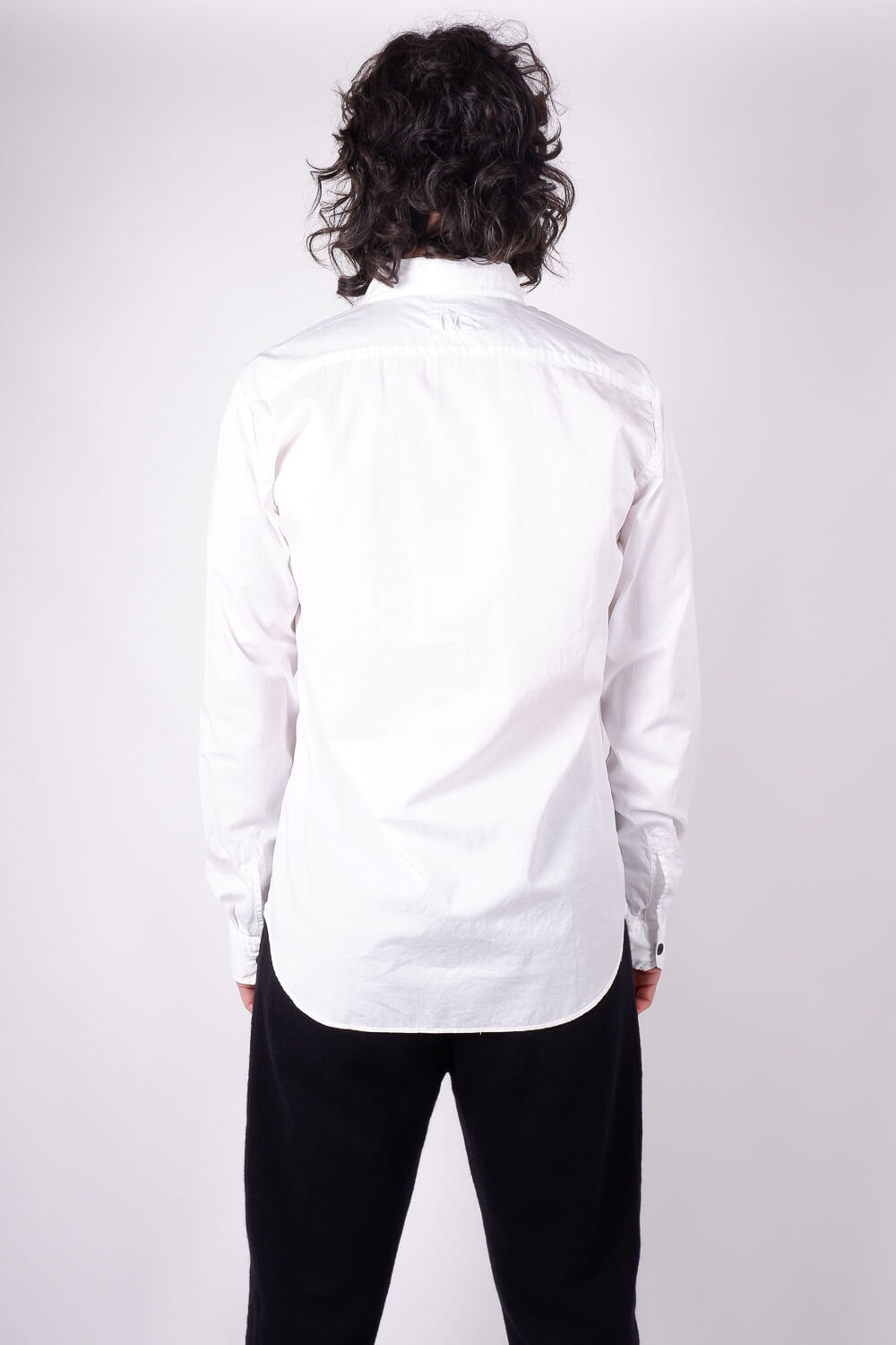 Classic Collar Cotton Shirt White