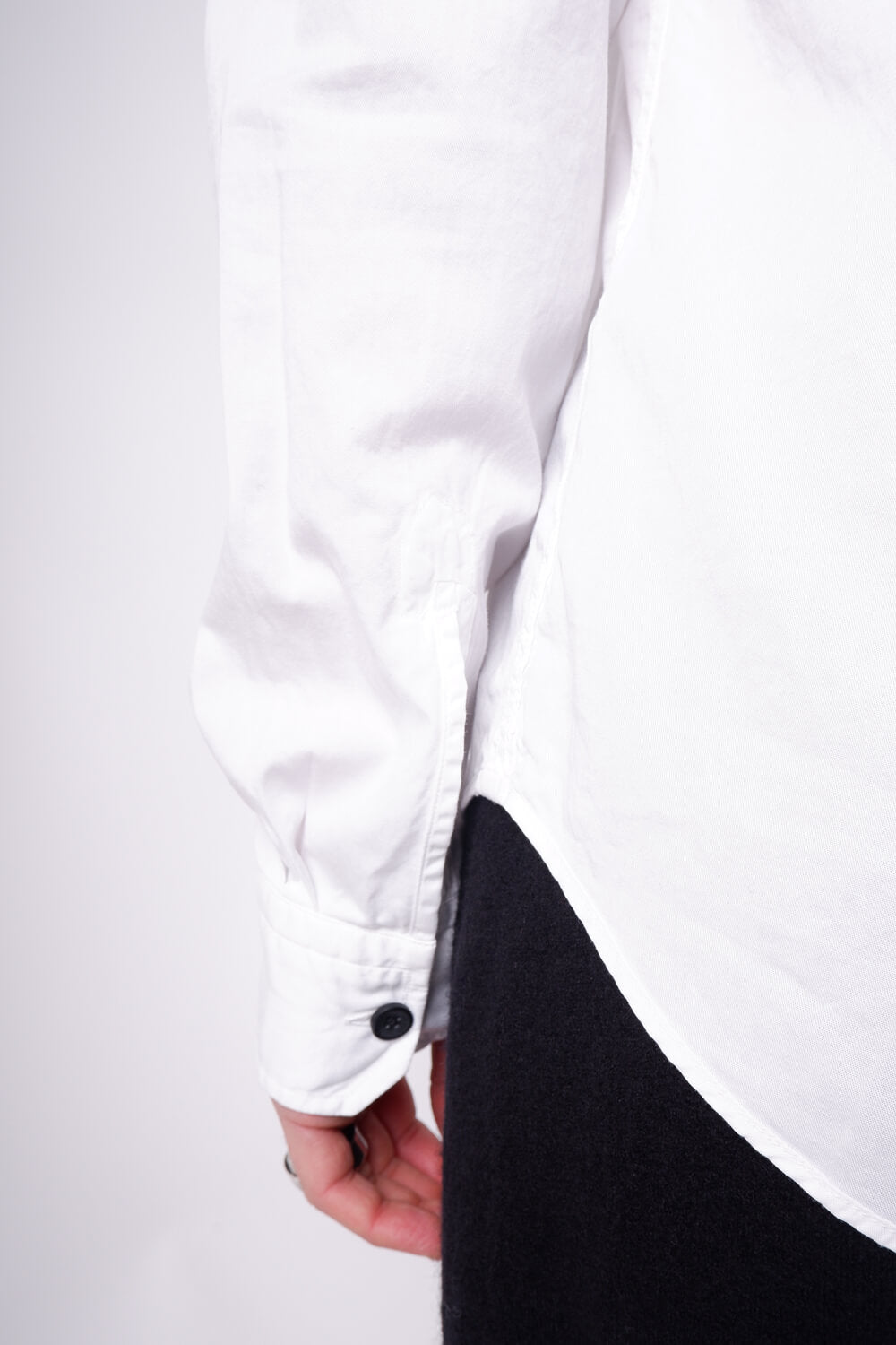 Classic Collar Cotton Shirt White