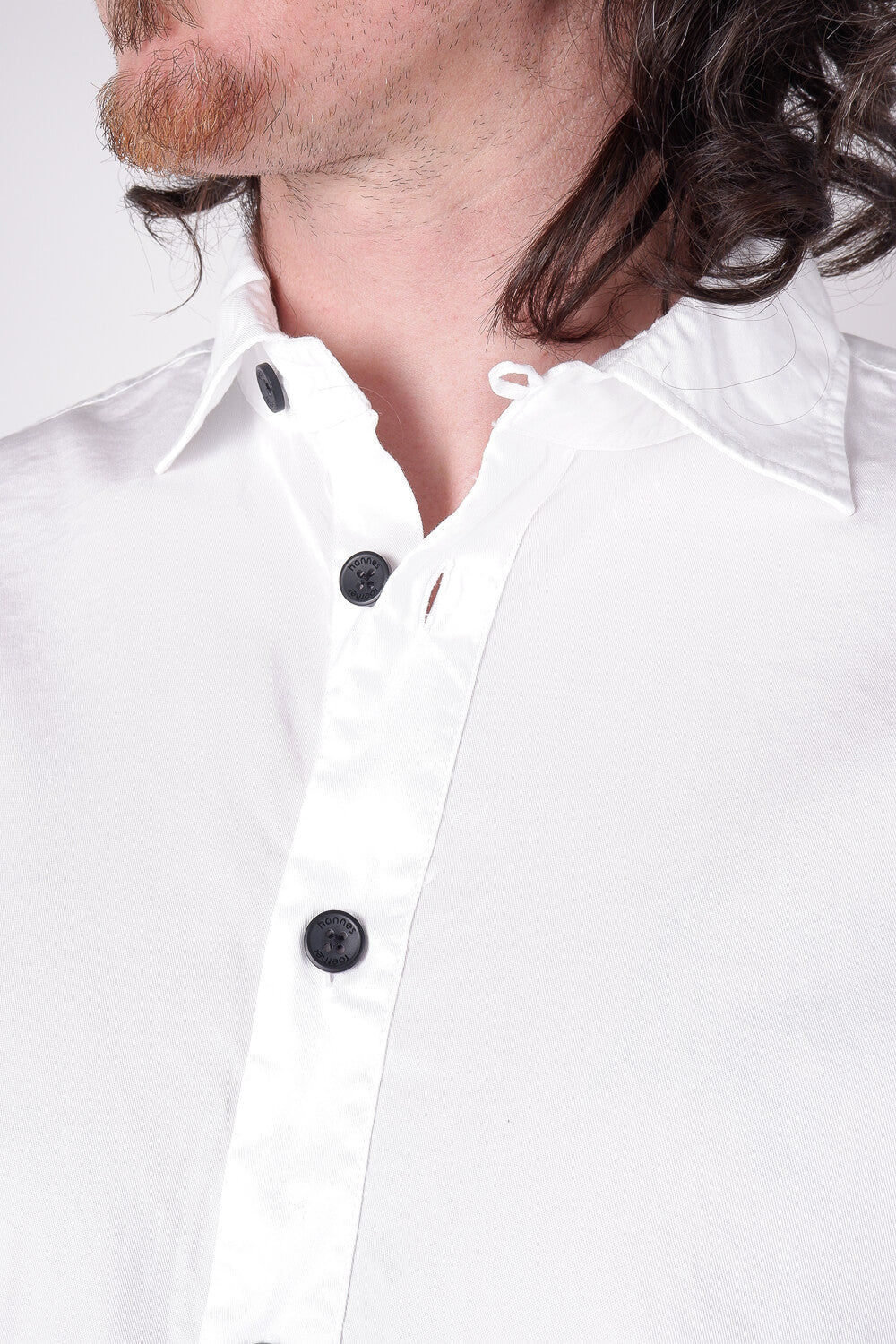 Classic Collar Cotton Shirt White