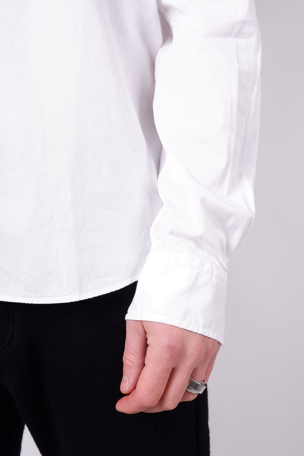 Classic Collar Cotton Shirt White