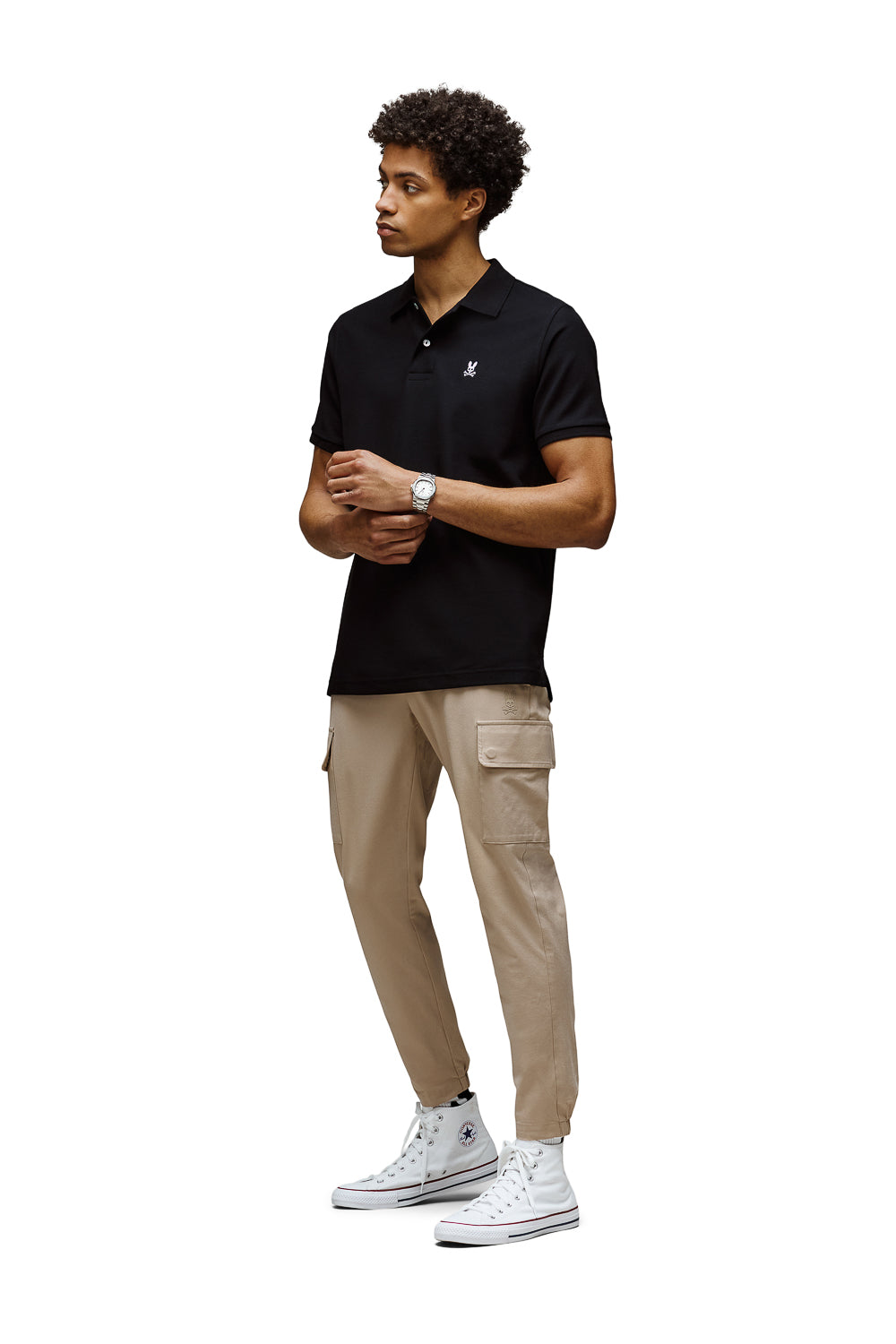 Classic Pique Polo T-Shirt Black